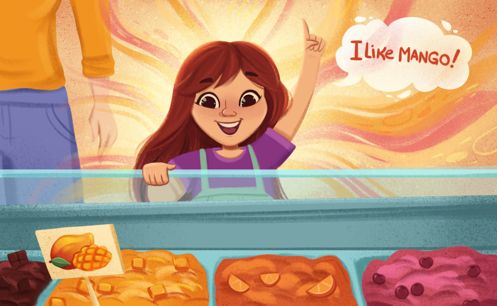 Ariana remembers and says I like Mango!